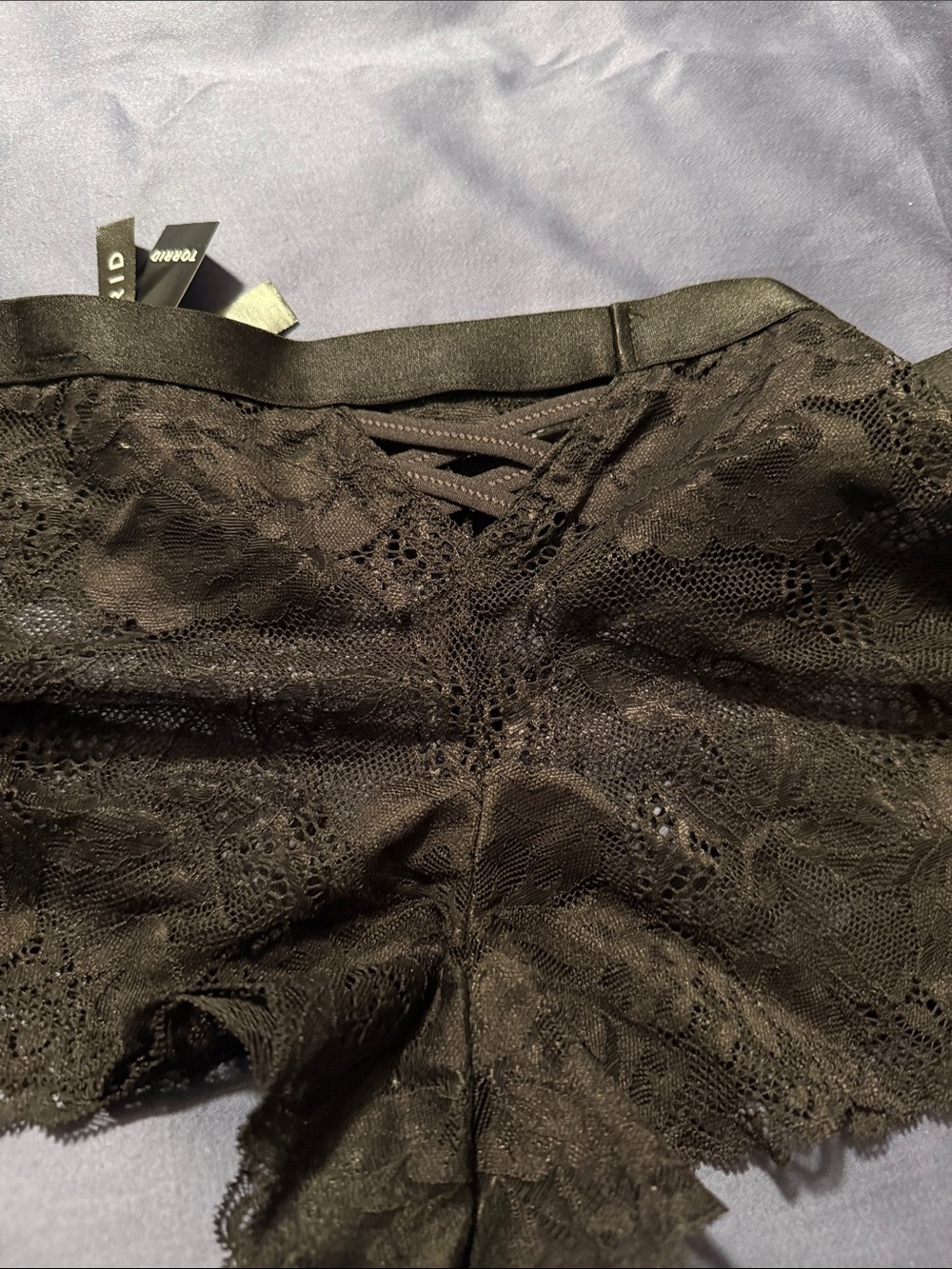 Torrid‎ Black Lace Boyshorts Panty - Cheeky Comfort size 1- NWT - Picture 2 of 2